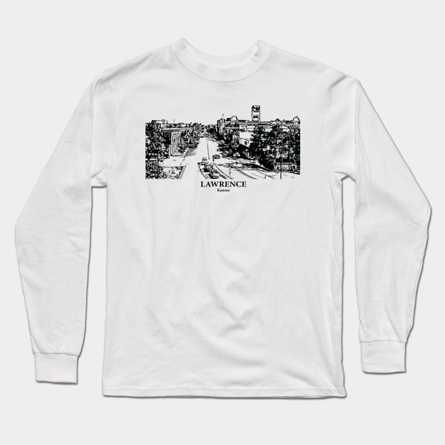 Lawrence - Kansas Long Sleeve T-Shirt by Lakeric